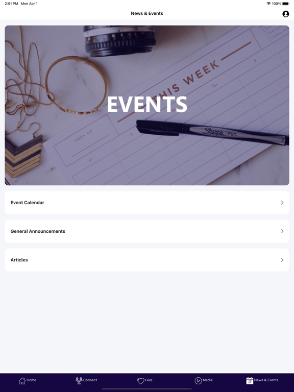 Church of God of East New York iPad screenshot 5 - Lifestyle app