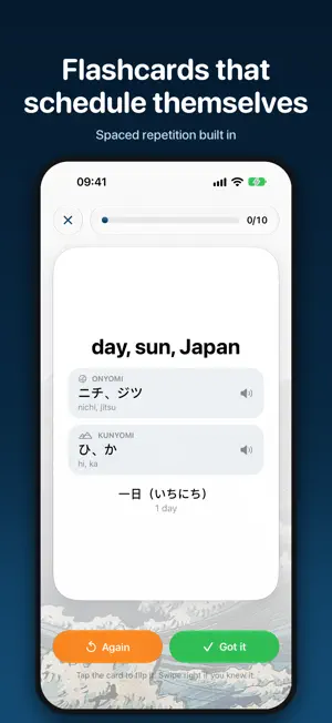 Kanji Finder: Flashcards screenshot 4