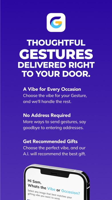 Gesture - Social Shopping App Screenshot