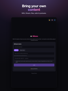 Miravu: M3U Media Player screenshot 5