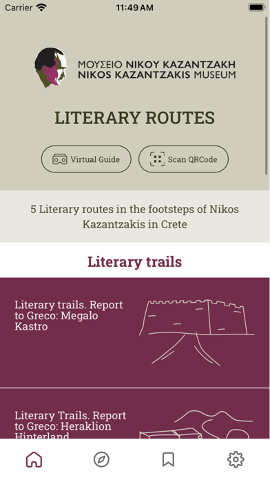Kazantzakis Routes Screenshot