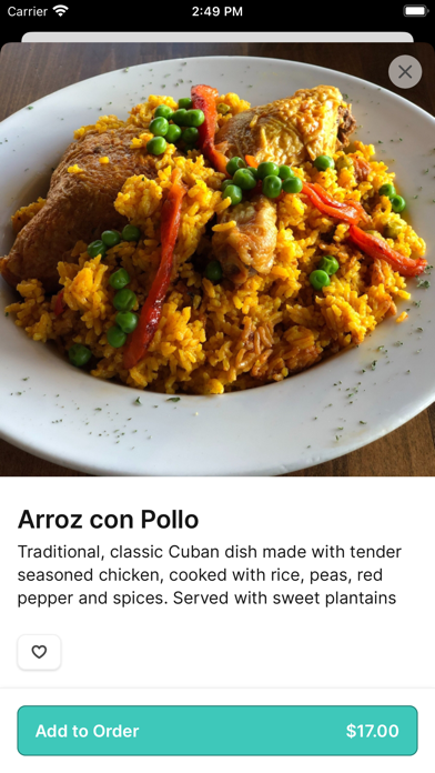 Havana Grill iPhone screenshot 3 - Food & Drink app