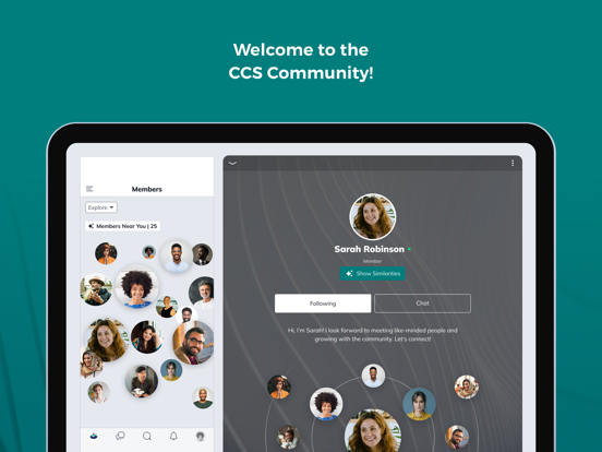 CCS Community iPad screenshot 1 - Business app