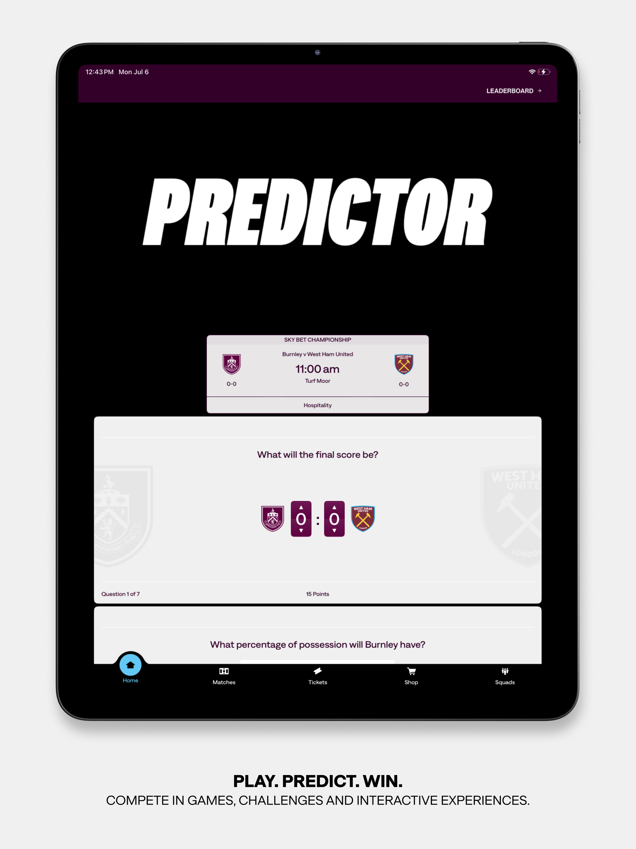 Official Burnley FC App screenshot 9