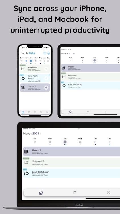 Homework Tracker: Recitation screenshot-5