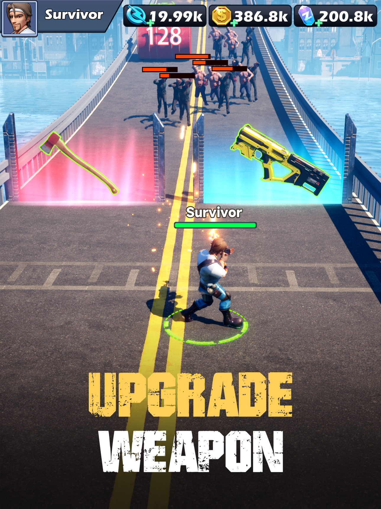Zombie Waves-shooting game screenshot 2
