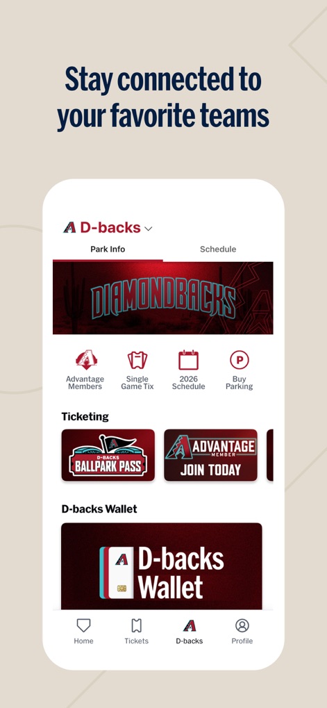 MLB Ballpark - Team Connection