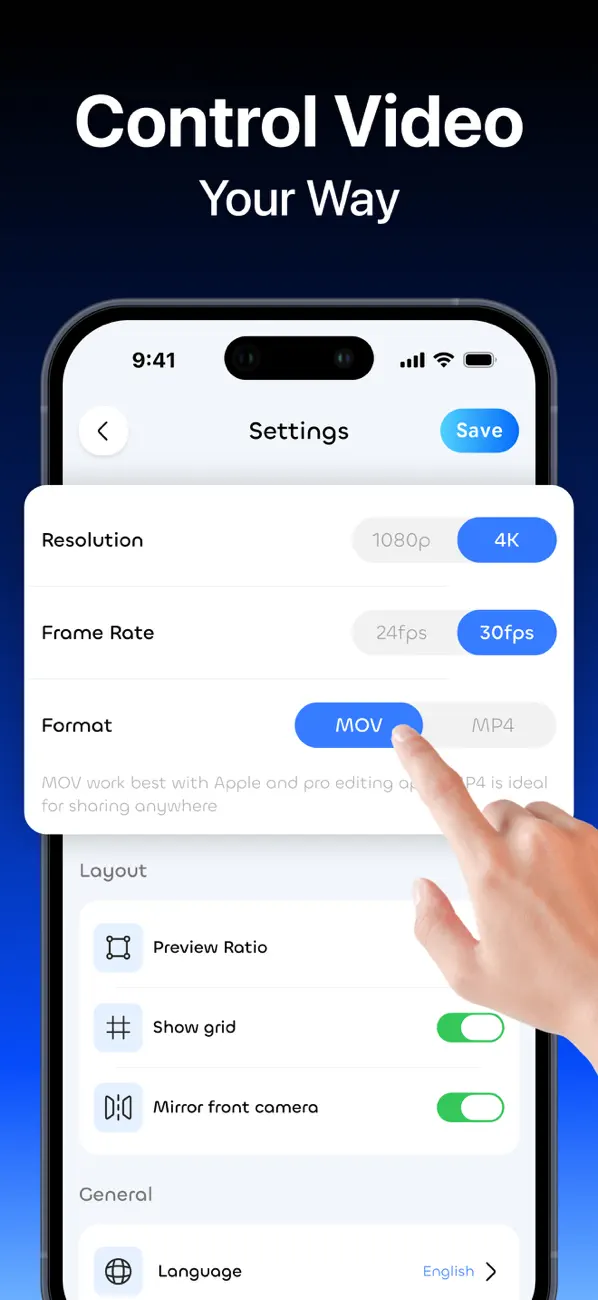 Screenshot #3 pour DuoCame: Dual Shot Recorder