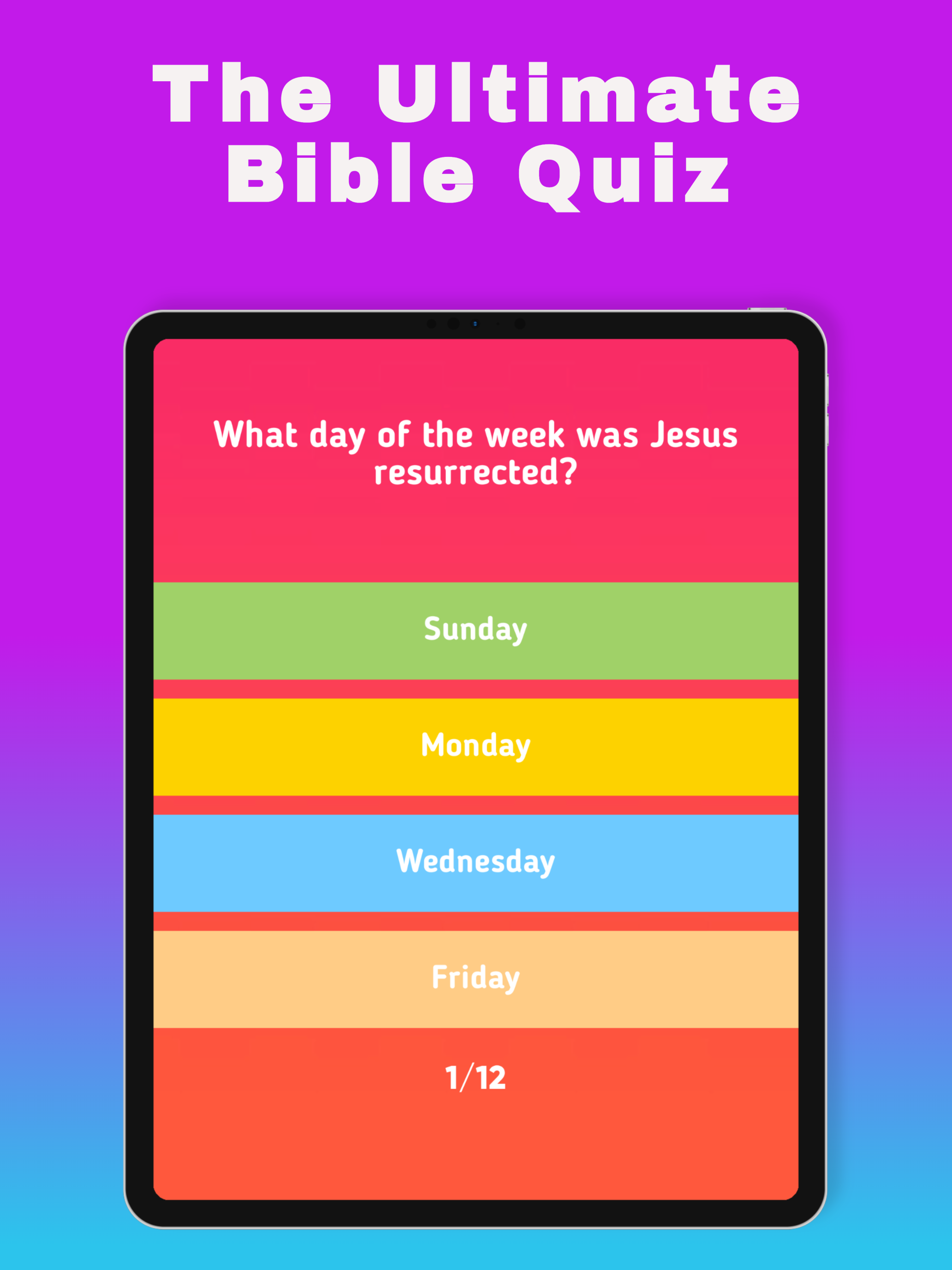 Bible Trivia Quiz - Fun Game screenshot 5
