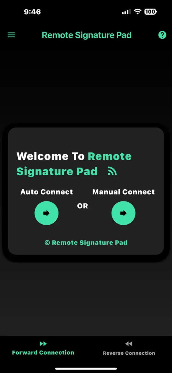 Screenshot #1 pour Remote Signature Pad