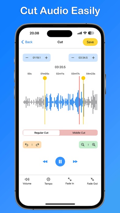 MP3 Cutter - Trimmer Screenshot