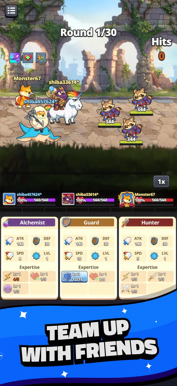 Shiba Story Go! RPG Idle Game Hack screenshot 3 - iOS game interface