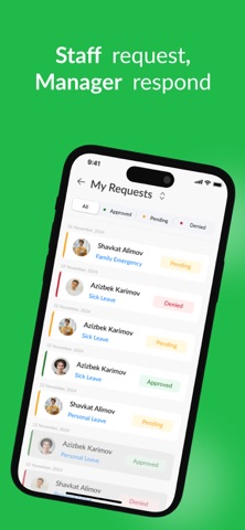 Aros Staff app screenshot
