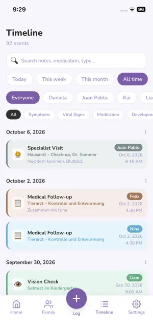 DaniCare Family Health Tracker screenshot 3