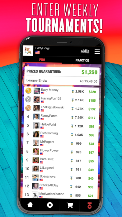 Strike! By Skillz Pro Bowling iPhone screenshot 5 - Games app