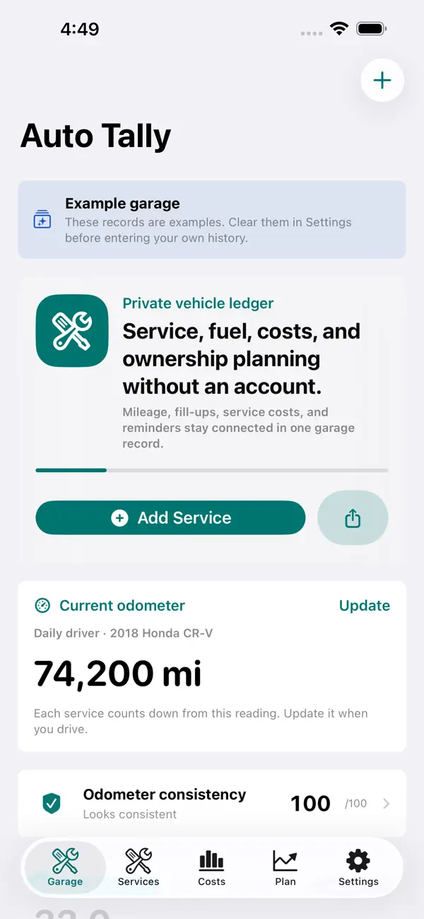 Screenshot #1 pour Auto Tally App