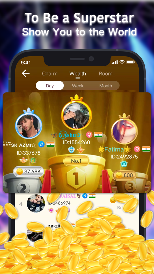 #5. ViYa - Group Voice Chat Rooms (iOS) 来自: KinKey Technology Co. Ltd.