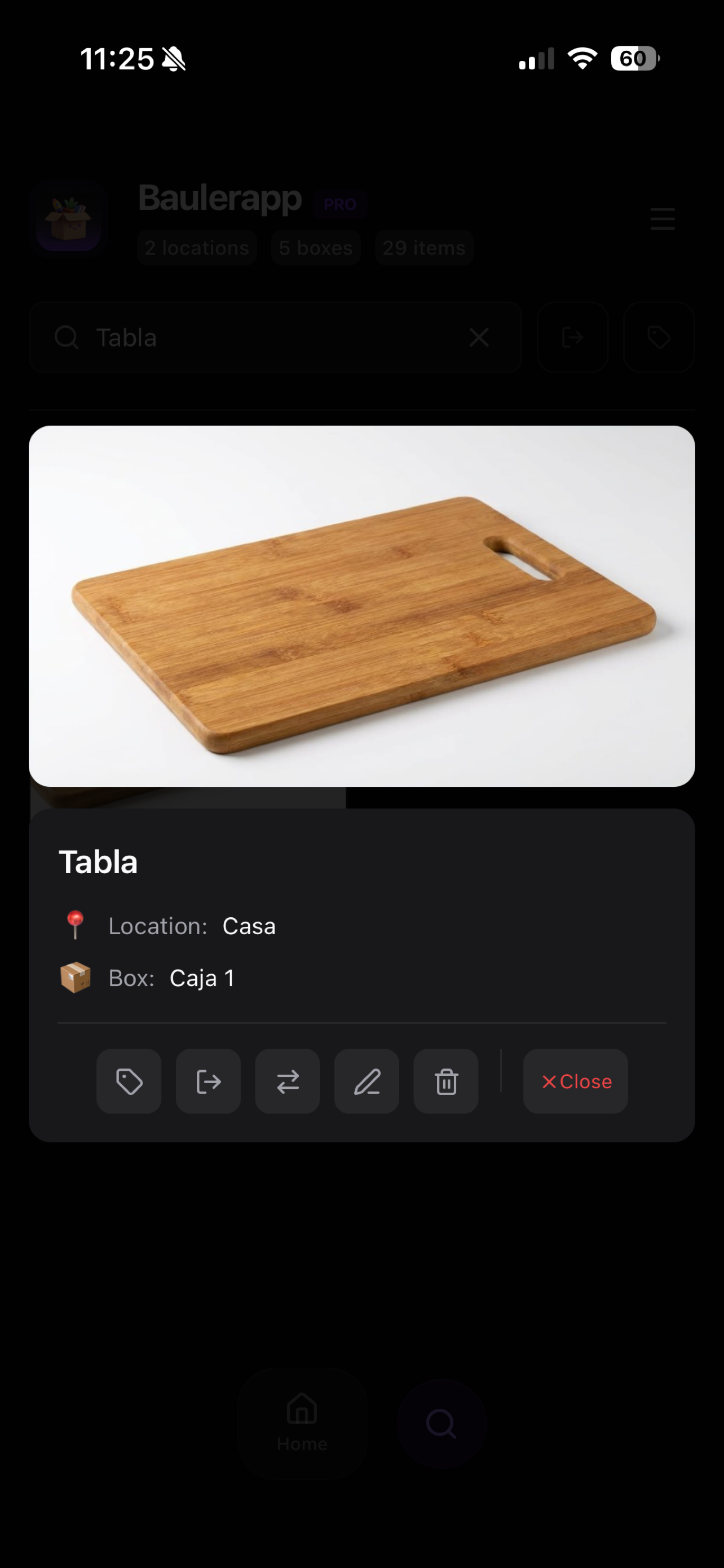 Baulerapp: Home Inventory