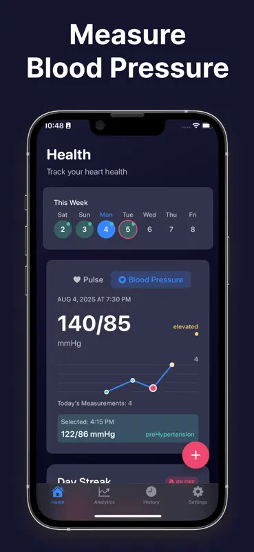 Blood Pressure Monitor - BPFit screenshot 1 of 6