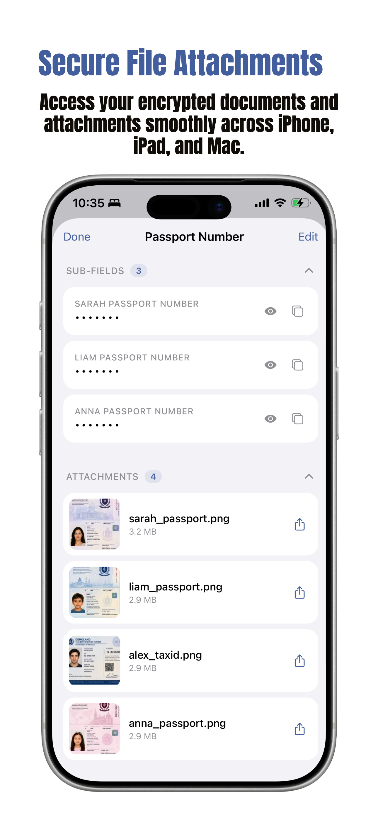 Fields: Secure Notes & Vault screenshot 3