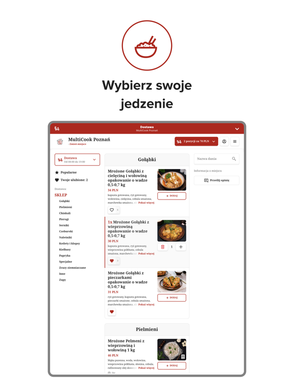 MULTICOOK - Zakupy & Dostawa