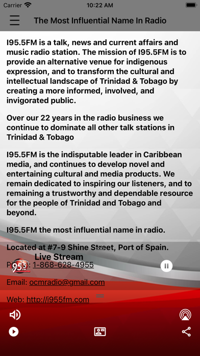 I95.5FM Screenshot