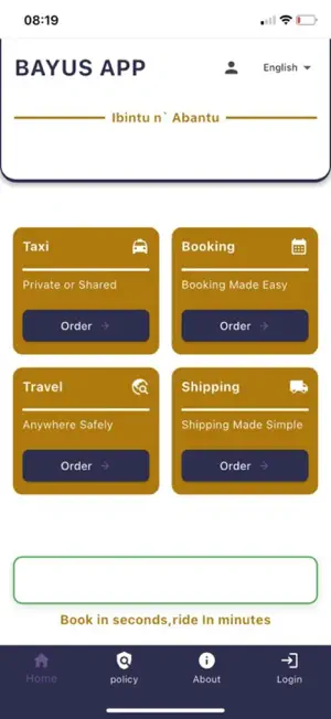 Bayus App screenshot 1
