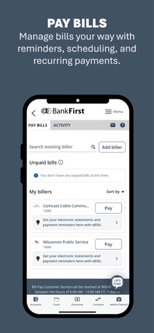 Bank First goBank Screenshot 5 of 8