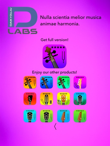 Double Bass Tuner Basic iPad screenshot