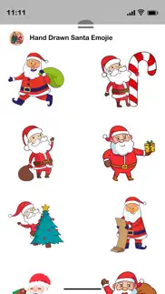 hand drawn santa emojis iphone images 2