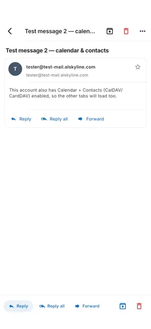 Skyline Cloud Mail screenshot 2