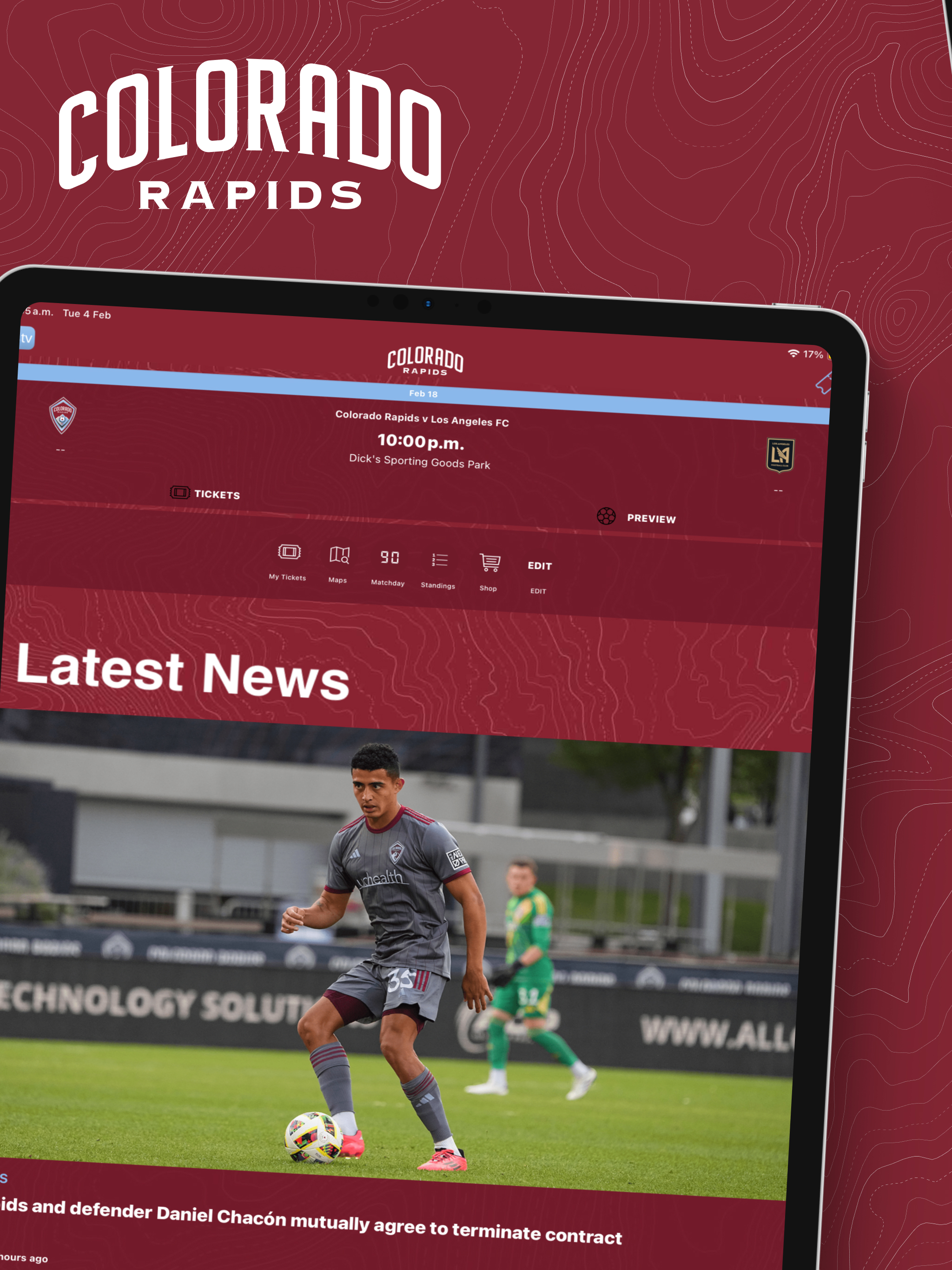 Colorado Rapids Soccer Club screenshot 5