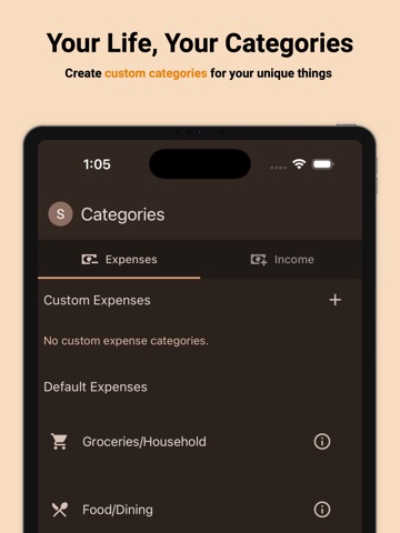 SaveWise iPad screenshot