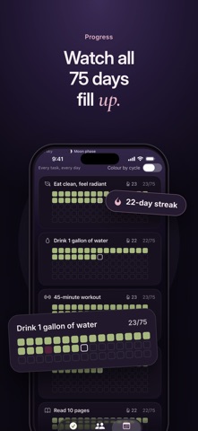 75 Hotter: Habit Challenge Screenshot 7 of 8