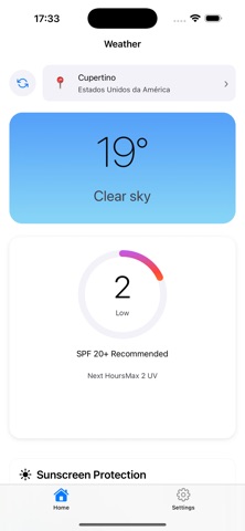Weather Sunscreen Screenshot 1 of 4
