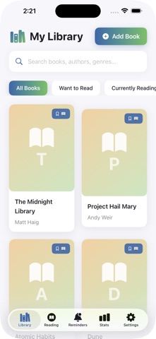 ReadJourney — Book Tracker screenshot