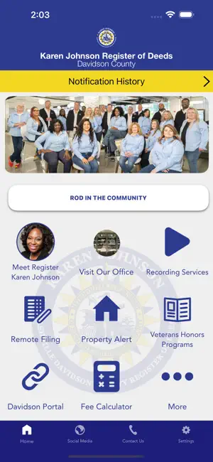 Nashville-Davidson Co ROD screenshot 1