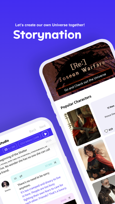 Storynation:Universe&Character Screenshot