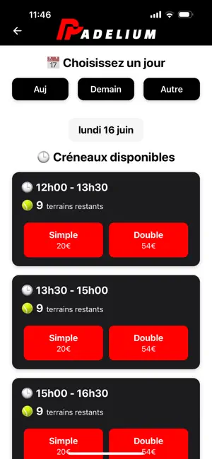 Padelium-app screenshot 3