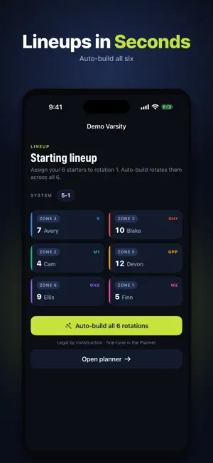 Rotations Coach for Volleyball screenshot 4