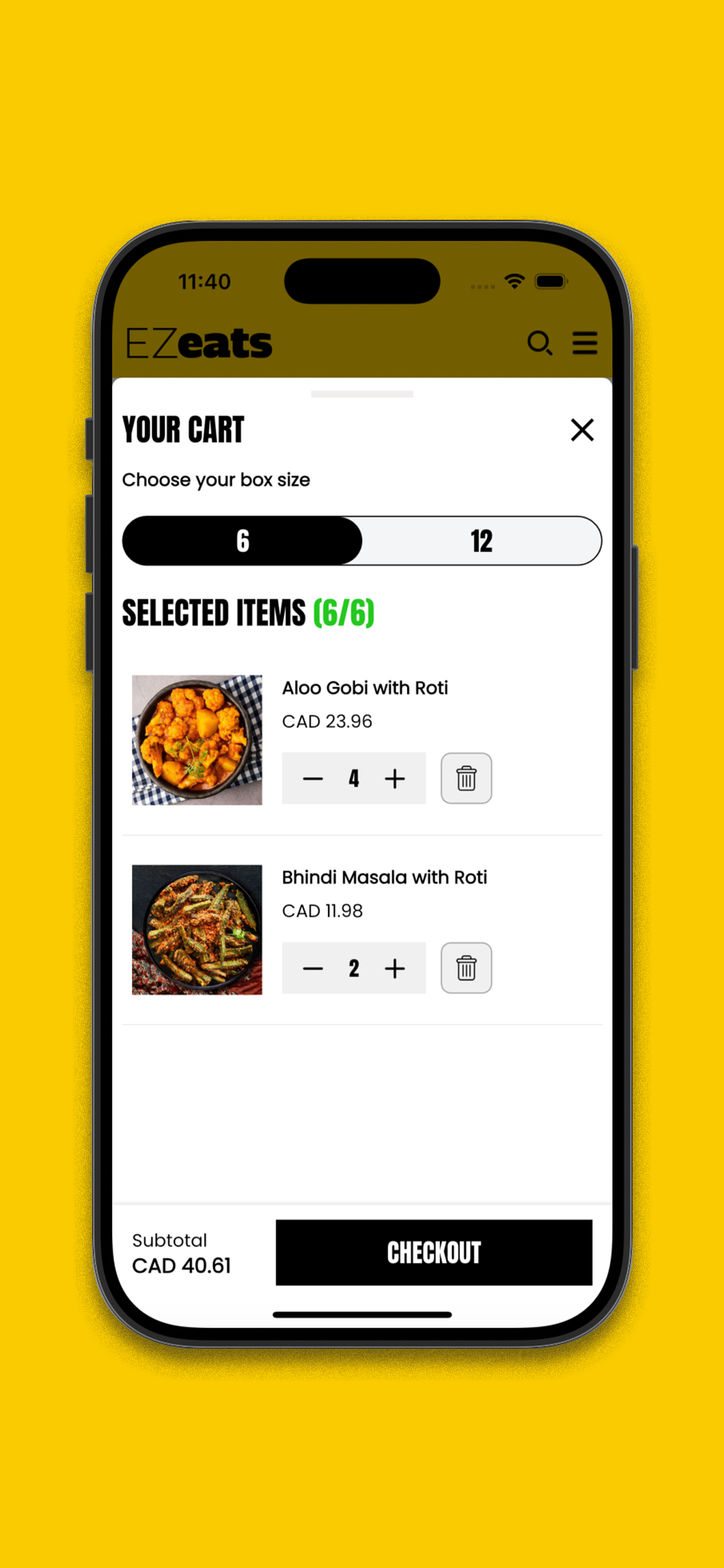 EZeats Meal Delivery
