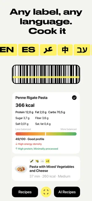 Mild: Food Scanner screenshot 2