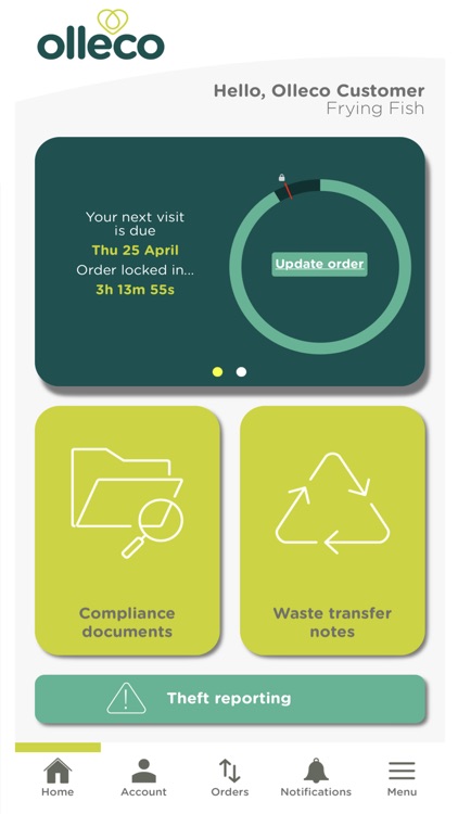 Olleco Customer Service App