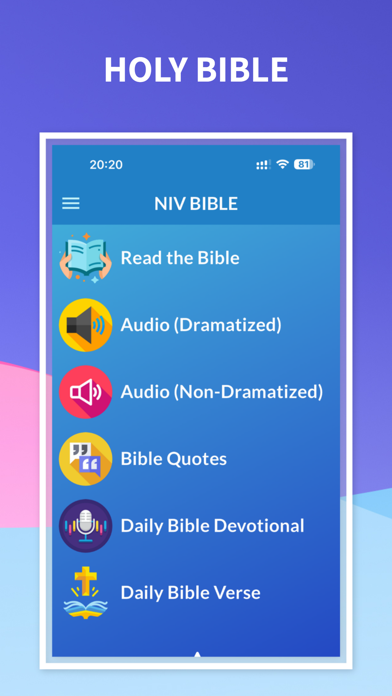 Holy Bible NIV - Audio & Verse Screenshot