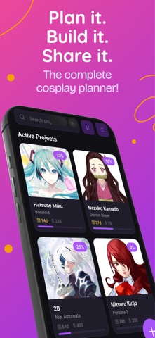 Cosplai - Cosplay Planner Screenshot 1 of 8