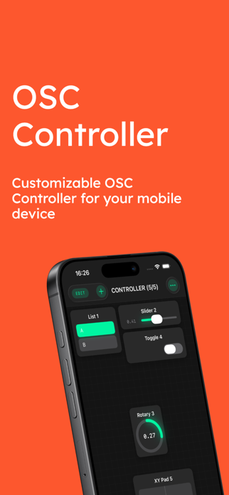 OSC Controller PRO TCP UDP Screenshot 1 of 3