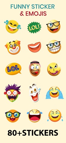 Funny Sticker & Emojis app screenshot