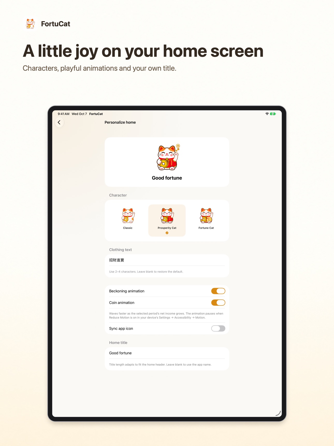 Screenshot 8 of FortuCat: Budget & Expenses