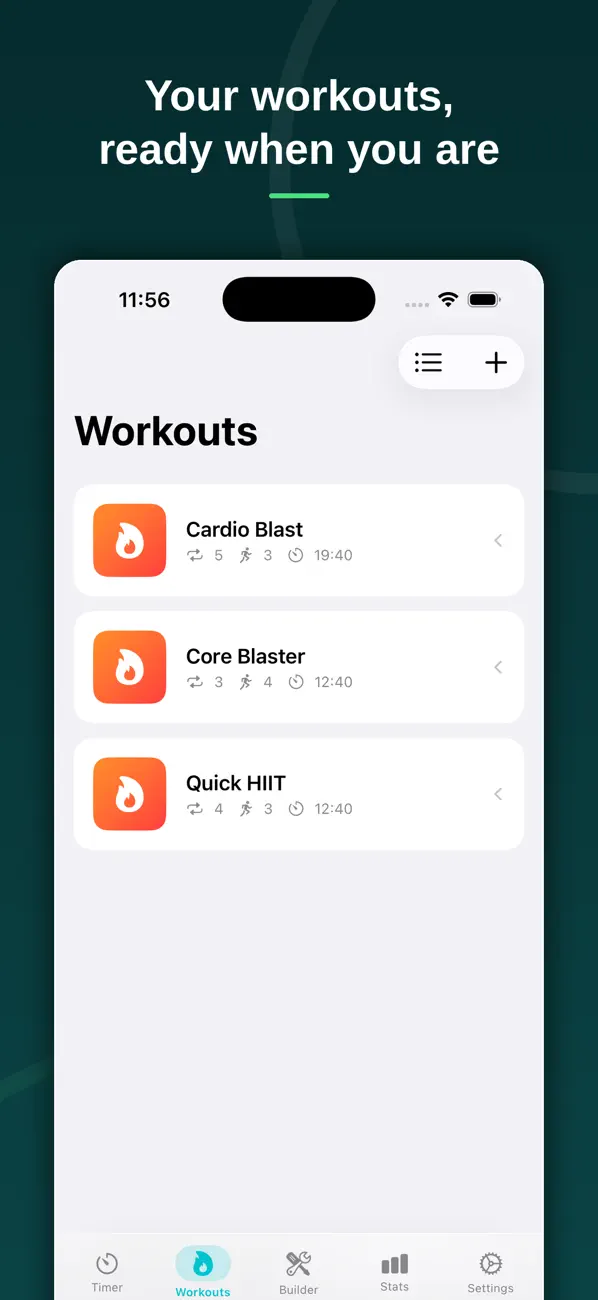 Screenshot #1 pour Tabata Coach