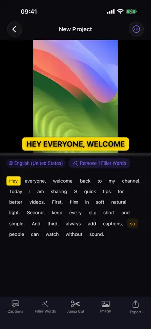 Captions AI Video screenshot 1